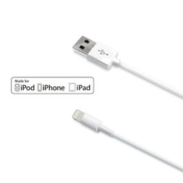 Celly USBLIGHT Cable Lightning a USB A, Conectores Derechos, Color Blanco