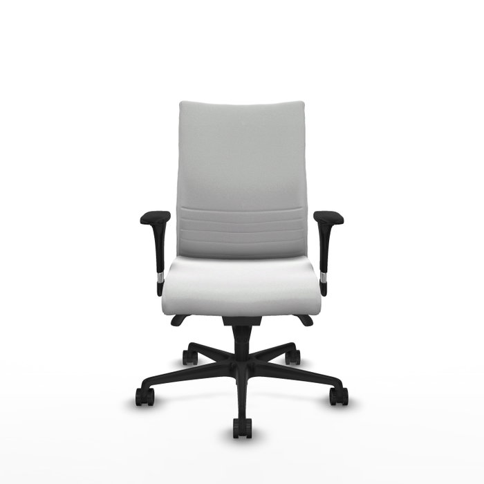 PIQUERAS Y CRESPO Silla Albacete Confidente con Mecanismo Sincro, Tela Blanca PIQUERAS Y CRESPO Silla Albacete Confidente con Mecanismo Sincro, Tela Blanca