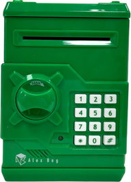 ROYMART Caja fuerte electrónica color verde oscuro