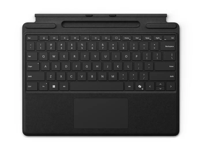Microsoft Surface Pro Type Cover Negro Español con carga Slim Pen Microsoft Surface Pro Type Cover Negro Español con carga Slim Pen