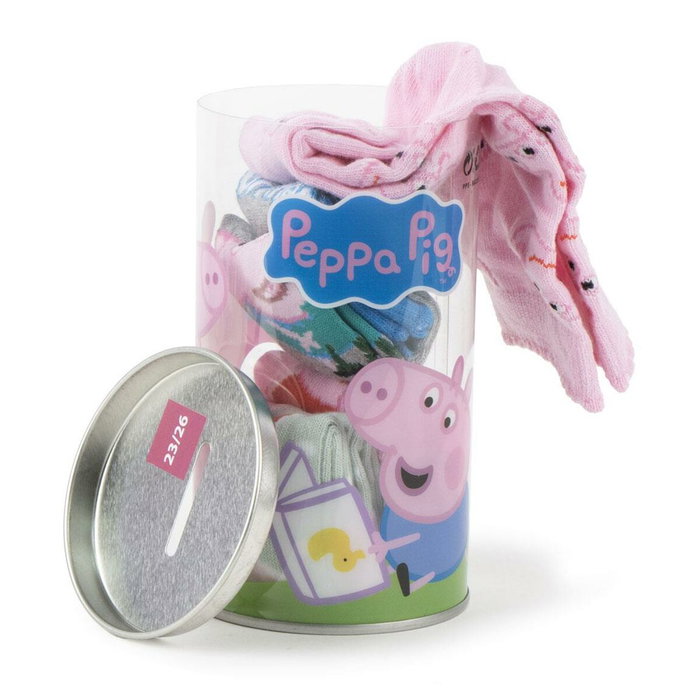 Cerdá Pack de 4 Calcetines Peppa Pig Multicolor T.27/30