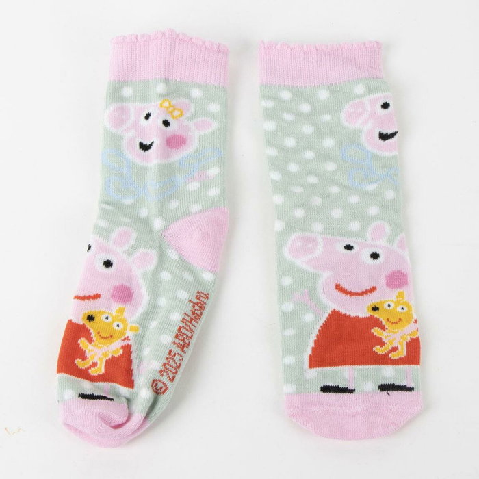 Cerdá Pack de 4 Calcetines Peppa Pig Multicolor T.27/30