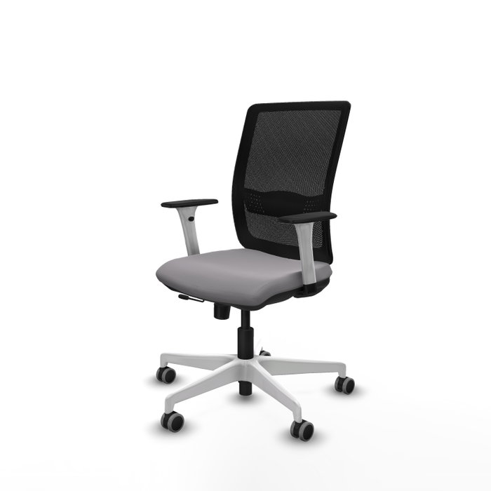PIQUERAS Y CRESPO Silla de oficina Haches con mecanismo Sincro/Traslack Gris y Negro PIQUERAS Y CRESPO Silla de oficina Haches con mecanismo Sincro/Traslack Gris y Negro