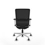 PIQUERAS Y CRESPO Silla de oficina Haches con mecanismo Sincro/Traslack Gris y Negro