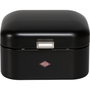Wesco Single Grandy Caja de Pan Negro Mate