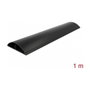 DeLOCK Kabelkanal autoadhesivo 119 x 26 mm - 1 m negro