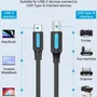 Vention Cable USB 2.0 Tipo C a Tipo B Impresora CQUBF 480 Mbps 1 Metro Negro