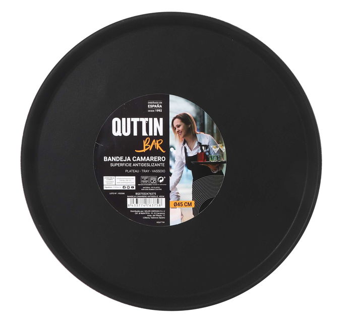 My Bar Bandeja Camarero Antideslizante 45 cm (12 Unidades)