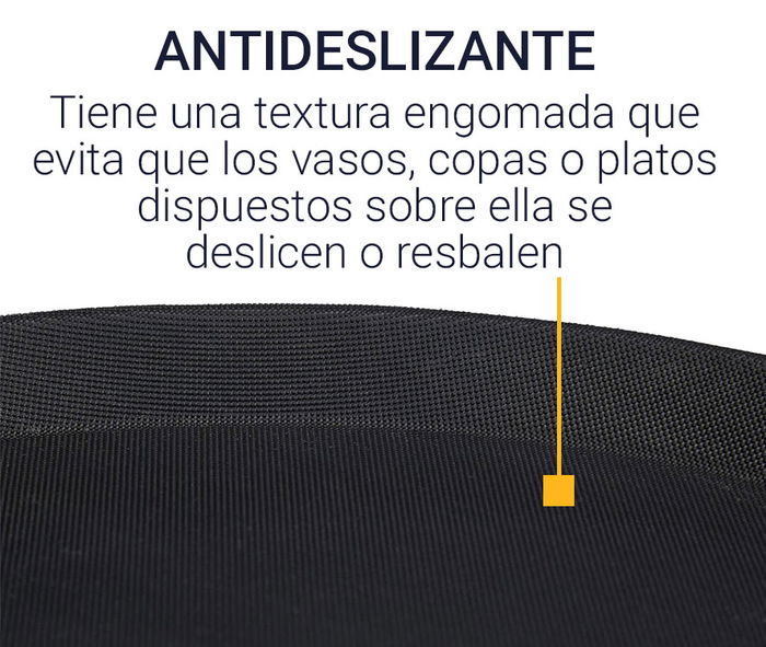 My Bar Bandeja Camarero Antideslizante 45 cm (12 Unidades) My Bar Bandeja Camarero Antideslizante 45 cm (12 Unidades)