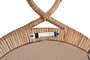 DKD Home Decor Espejo de Ratán 68x68 cm Marrón Natural