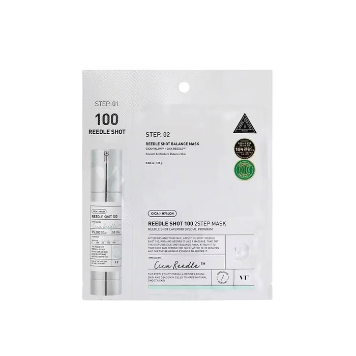 Vt Cosmetics Reedle Shot 100 2-Step Mascarilla 25 g Vt Cosmetics Reedle Shot 100 2-Step Mascarilla 25 g