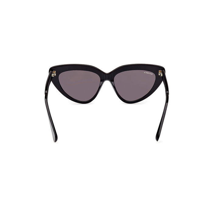 Max & Co Gafas de Sol MO0047 01A Mujer Lujo Cat-eye Montura Negra Brillante 55 mm