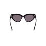 Max & Co Gafas de Sol MO0047 01A Mujer Lujo Cat-eye Montura Negra Brillante 55 mm