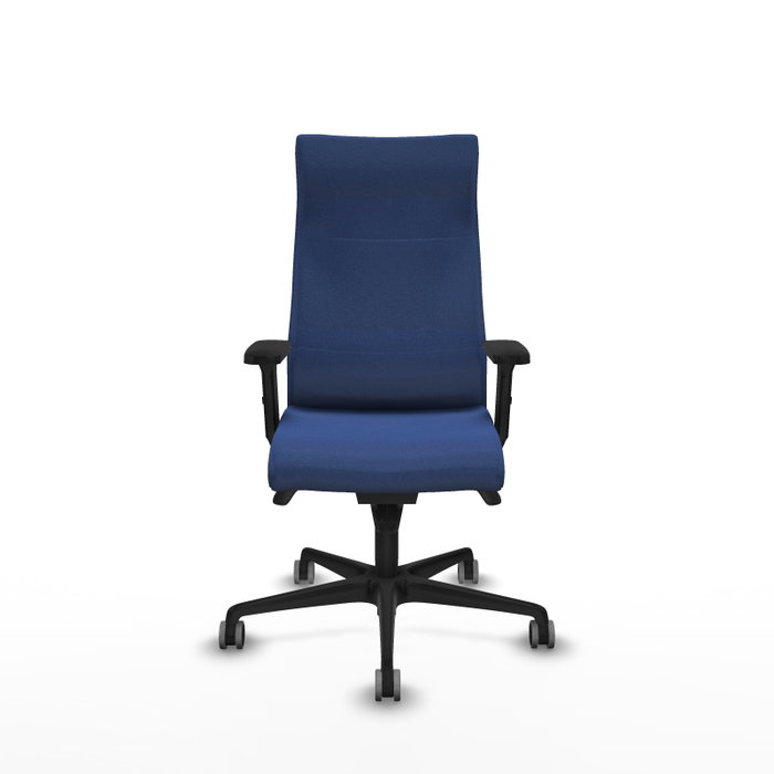 PIQUERAS Y CRESPO Sillón Albacete Azul Marino con Mecanismo Sincro y Brazos 2D