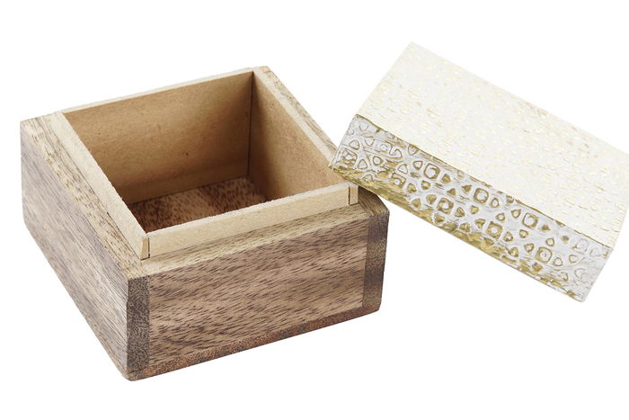 Joyero Arabe DKD Home Decor Dorado 7 x 5 x 7 cm (6 Unidades)