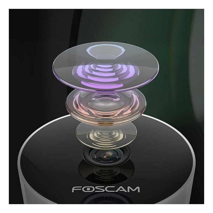 Foscam C5M Cámara de Vigilancia Blanca Inalámbrica 5 MP 3072 x 1728 Pixeles