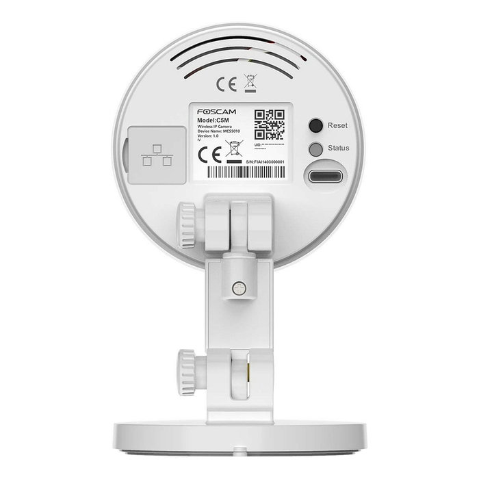 Foscam C5M Cámara de Vigilancia Blanca Inalámbrica 5 MP 3072 x 1728 Pixeles