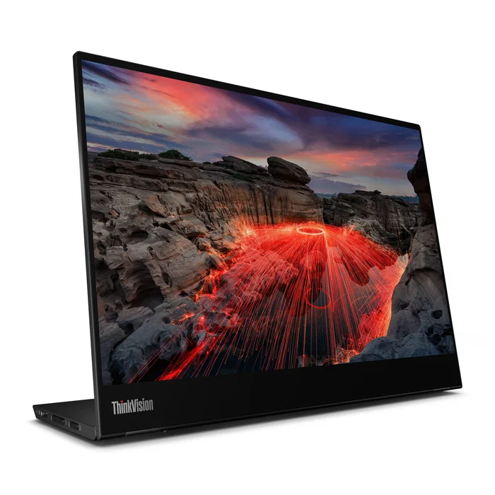 Lenovo ThinkVision M14t Gen 2 Monitor Portátil 14" (35,6 cm) Táctil IPS 2.2K (2240x1400) 16:10 USB-C Hub 65W Pantalla Low Blue Light Negro