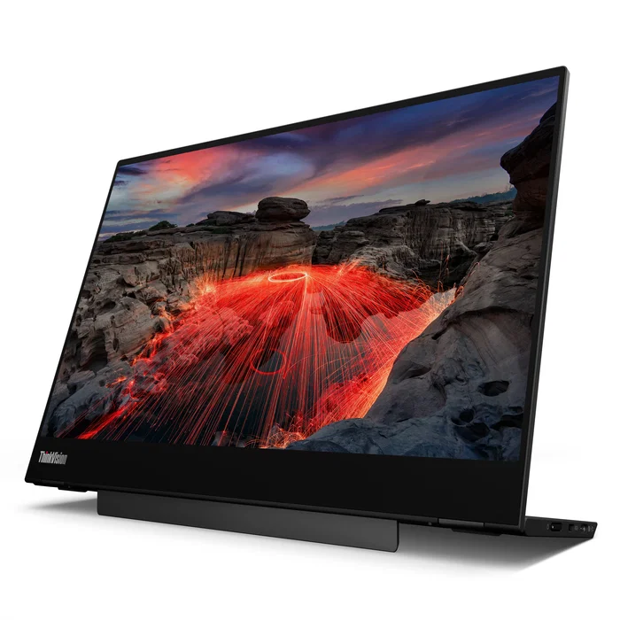 Lenovo ThinkVision M14t Gen 2 Monitor Portátil 14" (35,6 cm) Táctil IPS 2.2K (2240x1400) 16:10 USB-C Hub 65W Pantalla Low Blue Light Negro
