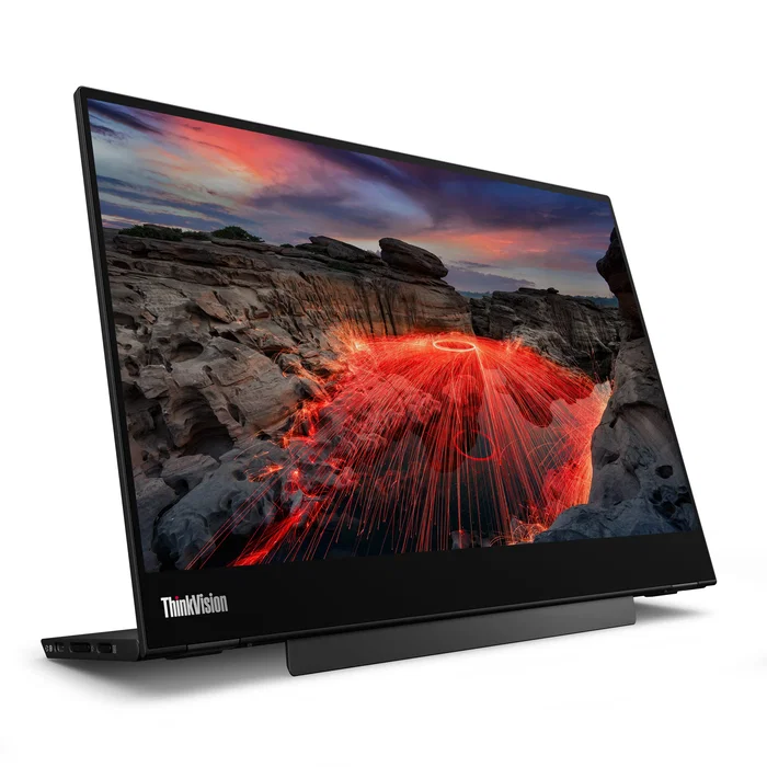 Lenovo ThinkVision M14t Gen 2 Monitor Portátil 14" (35,6 cm) Táctil IPS 2.2K (2240x1400) 16:10 USB-C Hub 65W Pantalla Low Blue Light Negro