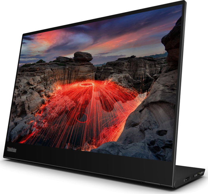 Lenovo ThinkVision M14t Gen 2 Monitor Portátil 14 Pulgadas Táctil 2.2K Negro