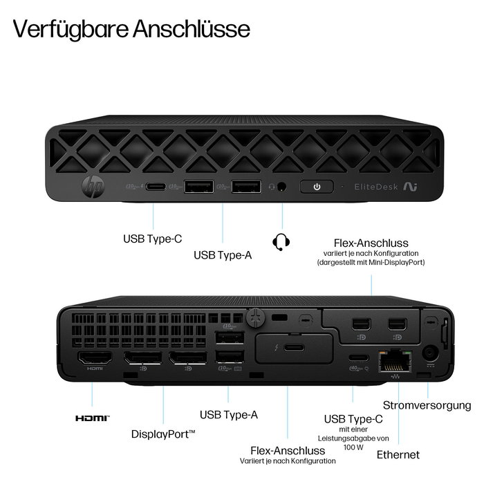 HP EliteDesk 8 Mini G1a AMD Ryzen AI 5 340 32GB RAM 512GB SSD W11P 1J Gar HP EliteDesk 8 Mini G1a AMD Ryzen AI 5 340 32GB RAM 512GB SSD W11P 1J Gar