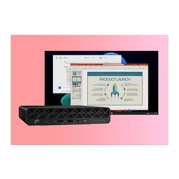 HP EliteDesk 8 Mini G1a AMD Ryzen AI 5 340 32GB RAM 512GB SSD W11P 1J Gar HP EliteDesk 8 Mini G1a AMD Ryzen AI 5 340 32GB RAM 512GB SSD W11P 1J Gar