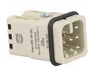 HARTING Han 8D-M Quick Lock 1,5mm² con plantilla de contacto macho