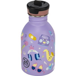 24Bottles Kids Bottle Music Friends, 250 ml, Púrpura