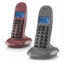 Motorola C1002 Teléfono inalámbrico DECT digital Duo Gris