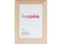 Innspiro Marco de madera de pino macizo 10x15 cm
