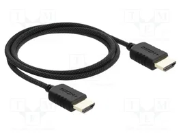 DeLOCK Cable HDMI High Speed 8K 60 Hz 48 Gbps 1 m, Negro