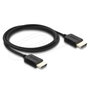 DeLOCK Cable HDMI 8K 60 Hz 48 Gbps con cubierta trenzada, 1 m