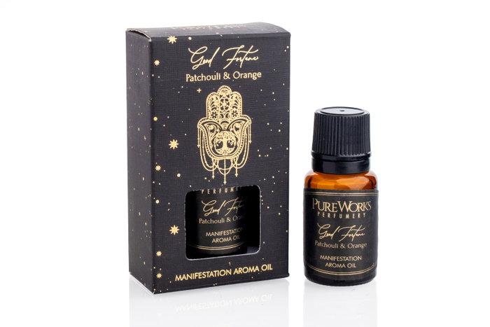 DKD Home Decor Set de 24 Aceites Esenciales de Cristal Black Magic 24 Magic, 10ml cada uno