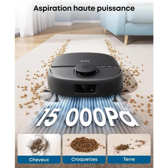 Eufy Omni C28 Robot Aspirador y Fregona HydroJet Autolimpiante 15000 Pa Antienredos Eufy Omni C28 Robot Aspirador y Fregona HydroJet Autolimpiante 15000 Pa Antienredos