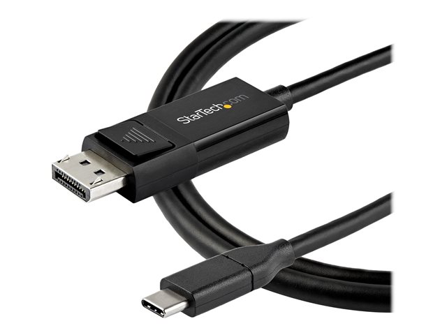 StarTech.com Cable USB-C a DisplayPort 1.4 Bidireccional 1m Negro