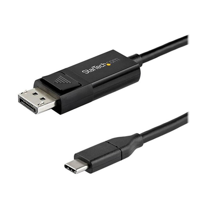StarTech.com Cable USB-C a DisplayPort 1.4 Bidireccional 1m Negro