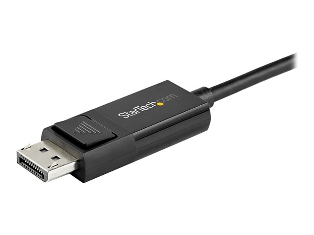 StarTech.com Cable USB-C a DisplayPort 1.4 Bidireccional 1m Negro