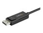 StarTech.com Cable USB-C a DisplayPort 1.4 Bidireccional 1m Negro