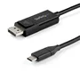 StarTech.com Cable USB-C a DisplayPort 1.4 Bidireccional 1m Negro