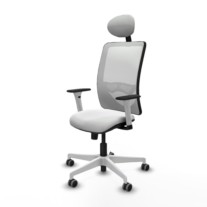 PIQUERAS Y CRESPO Silla de oficina Zulema con mecanismo Sincro, color Blanco PIQUERAS Y CRESPO Silla de oficina Zulema con mecanismo Sincro, color Blanco