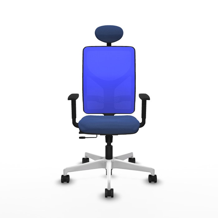 PIQUERAS Y CRESPO Silla de oficina Motilla Azul con mecanismo Sincro/Traslack PIQUERAS Y CRESPO Silla de oficina Motilla Azul con mecanismo Sincro/Traslack