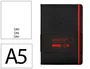 Antartik Cuaderno Antartik Notes Tapa Dura A5 Hojas Lisas Negro y Rojo