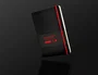 Antartik Cuaderno Antartik Notes Tapa Dura A5 Hojas Lisas Negro y Rojo