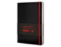 Antartik Cuaderno Antartik Notes Tapa Dura A5 Hojas Lisas Negro y Rojo