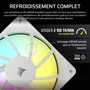 Corsair RS120 ARGB Ventilador de Carcasa 120mm Blanco