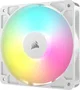 Corsair CO-9050184-WW RS120 ARGB Ventilador para PC, Blanco, 120mm, 8 LED, PWM, 2100 RPM Máx., 72.8 CFM, 4.15 mmH2O, 36 dB (1 Unidad)