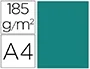 Iris Cartulina Verde Menta 210x297 mm 185 gr -50U-