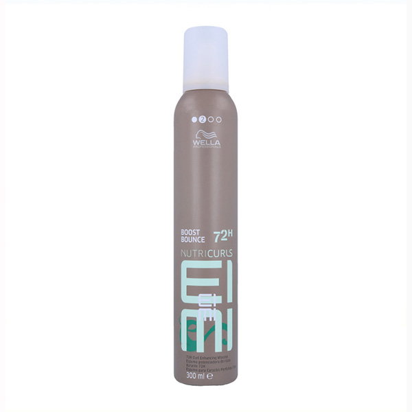 Wella EIMI Nutricurls Boost Bounce Espuma para Cabello Rizado 300 ml - Volumen, Brillo y Definición