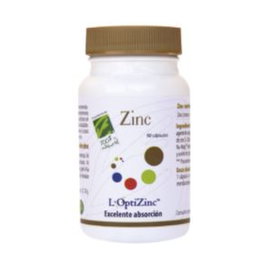 100% Natural Zinc Aminoquelado L-OptiZinc® 90 Cápsulas - Alta Biodisponibilidad